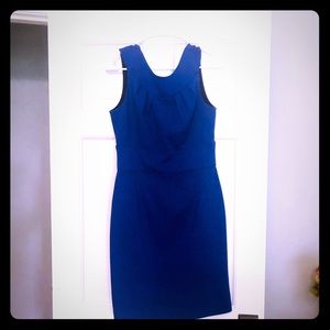 Banana Republic Knee Length Royal Blue dress
